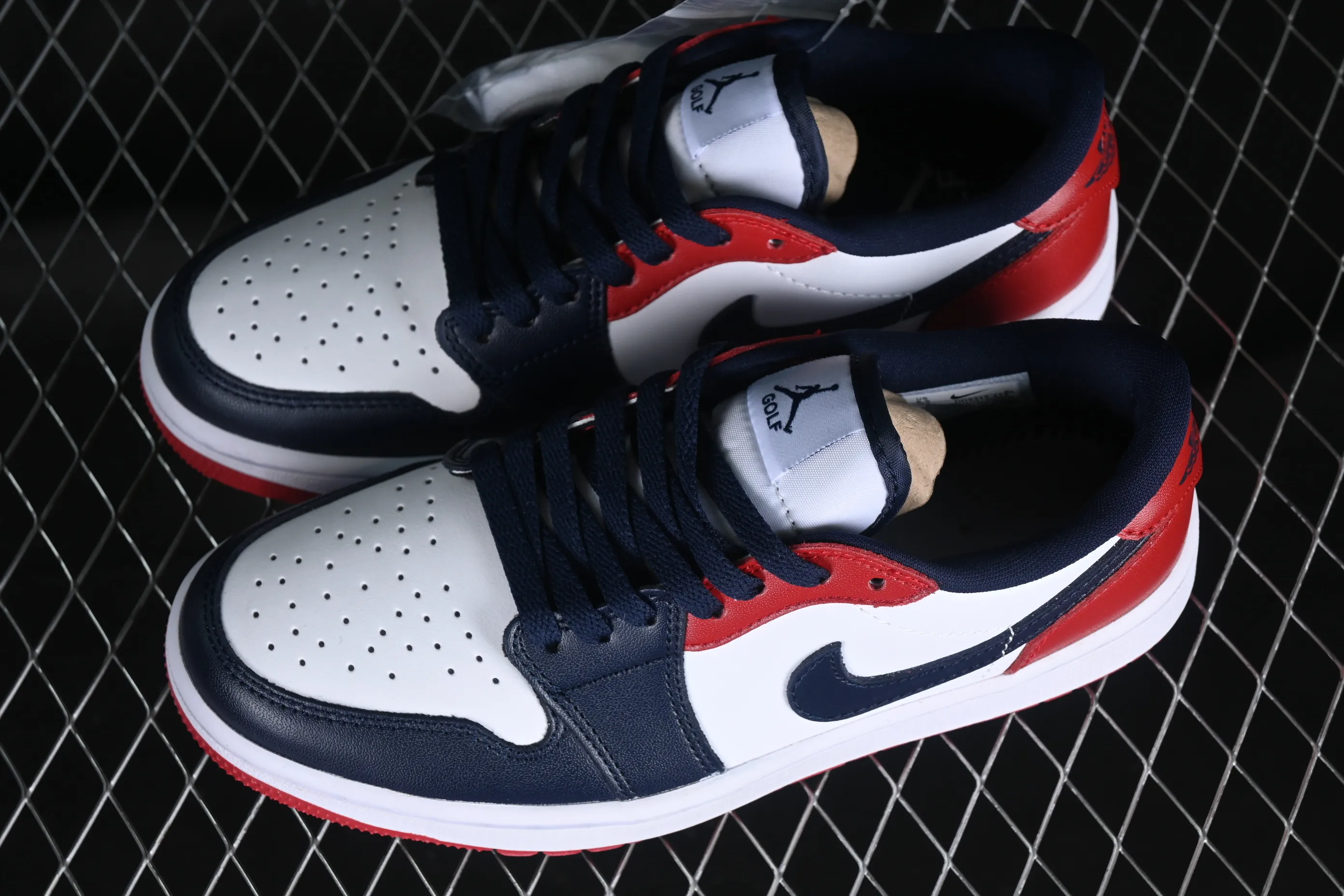 All categories Air Jordan Jordan series basketball shoes Air Jordan 1 Low Z version Air Jordan 1 Low Golf AJ1 Joe 1 new golf version black and white toe DD9315-113